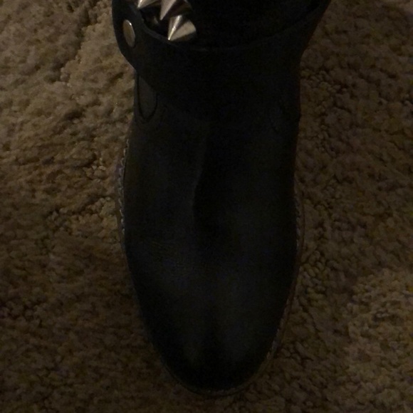 To Be Announced Black studded boots - Picture 4 of 8